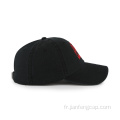 casquette de baseball lavée avec logo brodé personnalisé